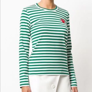 Commes de Garcon Play Striped Longsleeve